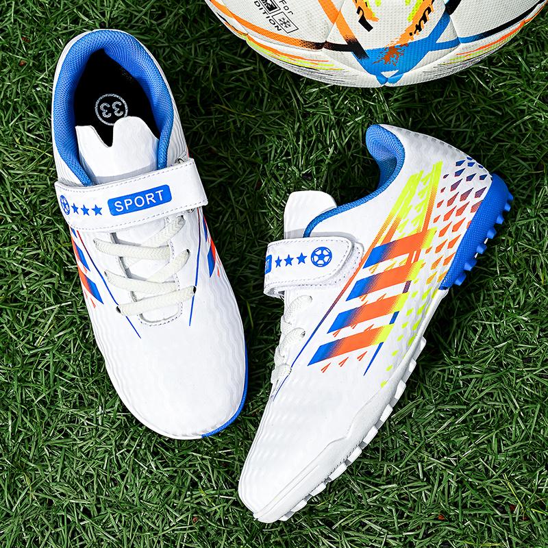 Футбольные бутсы для детей, футбольные бутсы для школы, бутсы для игры в траву, кроссовки для мальчиков и девочек, спортивная обувь для тренировок на открытом воздухе