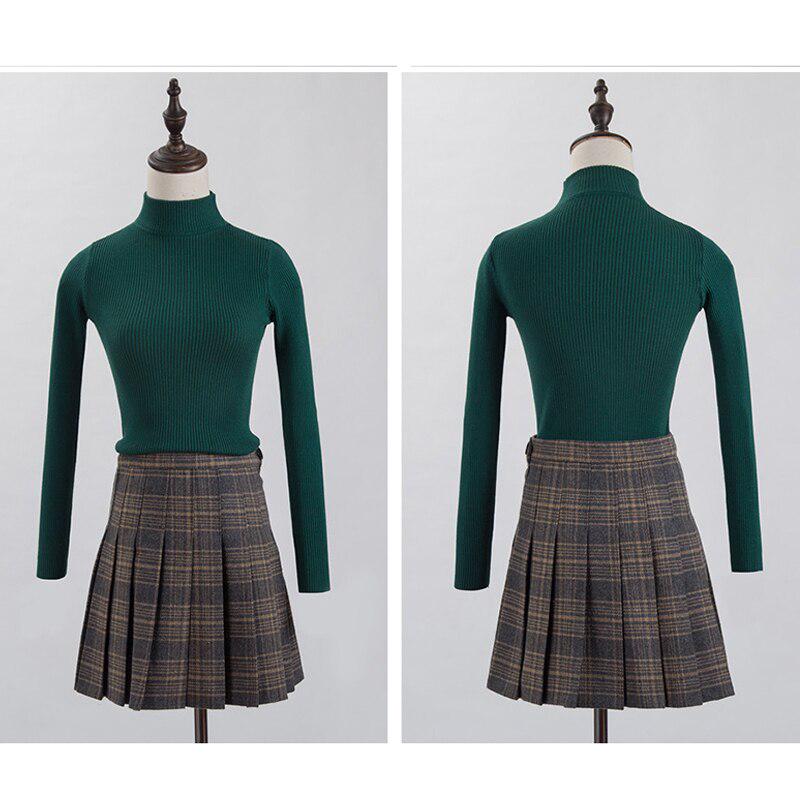 Женская трикотажная водолазка. Цвет в ассортименте