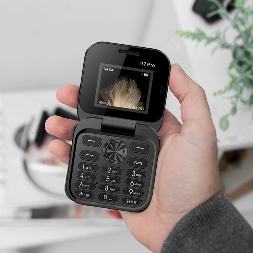 I17 PRO Flip Mobile Phone,Foldable Cell Phone,2 SIM Card Small Display Foldable Cell Phone,Easy To Use,Gift For Father's Day/Mother's Day
