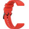 Silicone strap 22mm universal, red