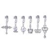 Faux Fake Belly Piercing Clip Pendant Inlaid Diamond Belly Button Rings Ear Clip