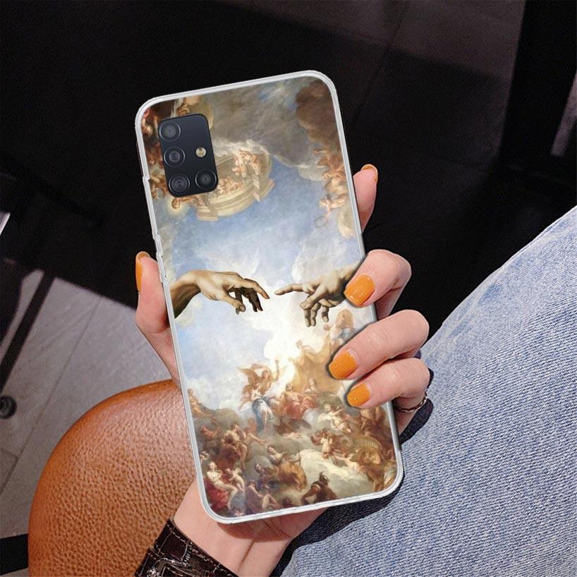 Чехол для телефона с картиной эпохи Возрождения для Samsung Galaxy A52 A32 A22 A12 A51 A31 A50S A30S A20S A10S Note 20 Ultra 10 Plus S10 A72