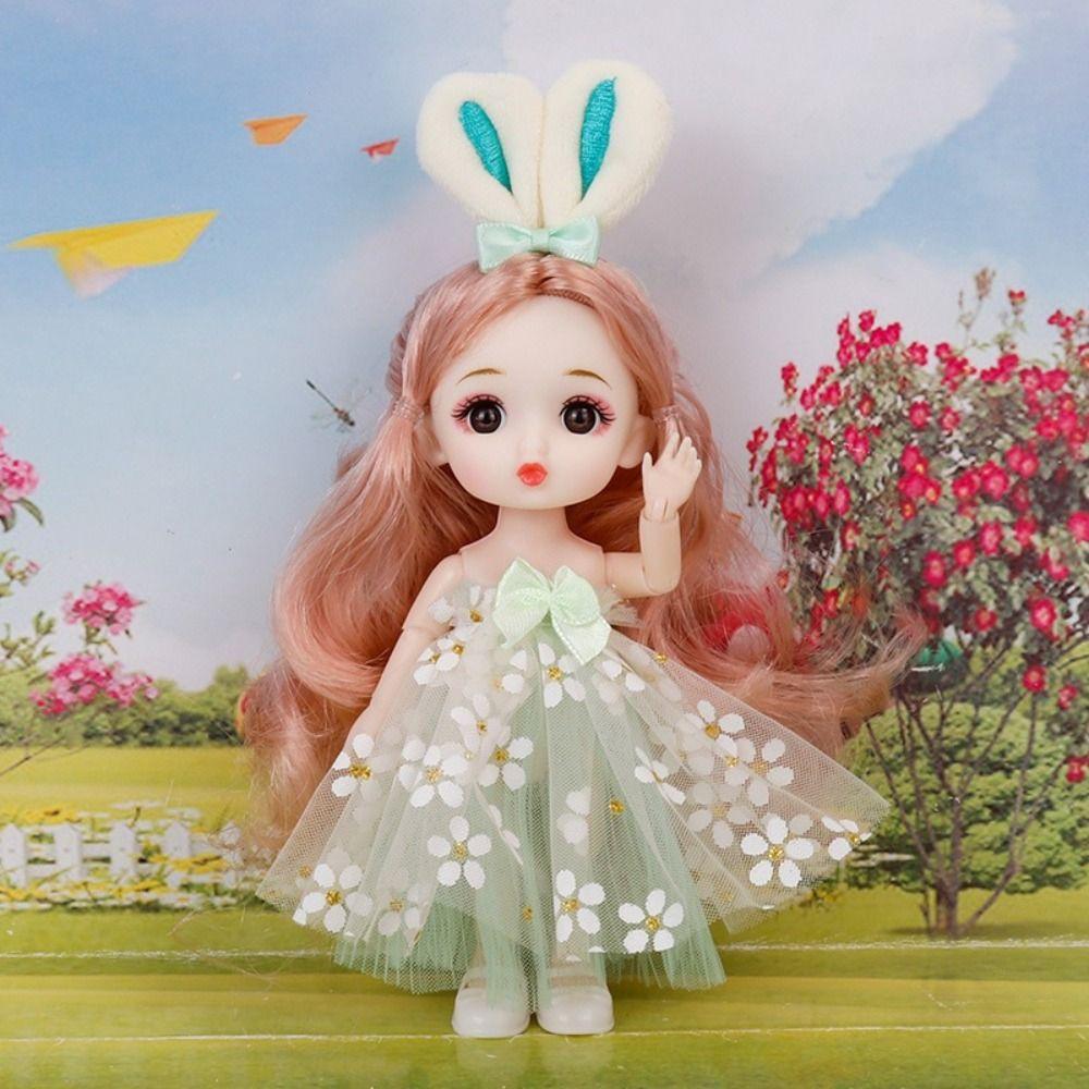 Кукла BJD 1/12 масштаба 16 см, фигурка 16 см, мини-кукла BJD 16 см, милая милая кукла BJD, подарки своими руками