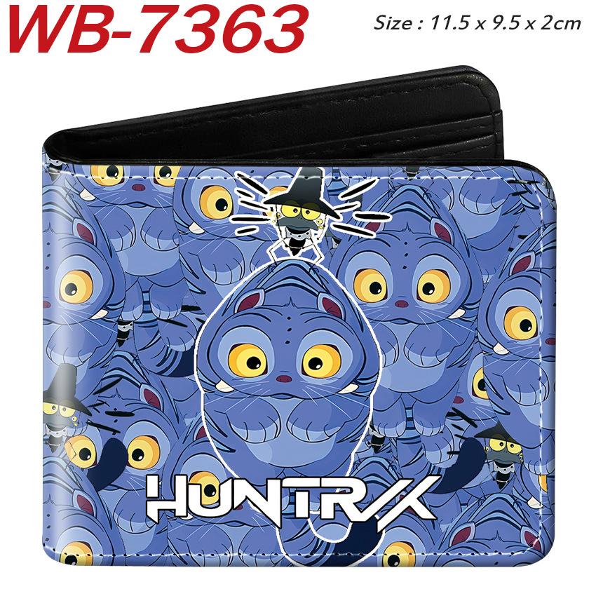 K-Pop Demon Hunters Wallet PU Leather Bifold Short Anime Purse for Women Girls