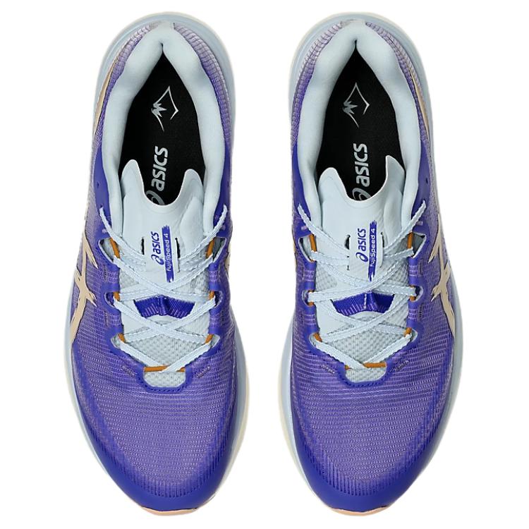 Asics Fujispeed 4 Удобные Спортивные Кроссовки для Трейлраннинга Унисекс Синие 1013A179-400