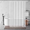 3D Printing PEVA Solid Color Transparent/semi-transparent Thickened Waterproof Mildew Resistant Bathroom Bath Partition Shower Curtain