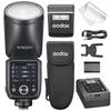 Godox V100N 100Ws TTL Round Head Camera Flash for Nikon 400 Full Power Second Recycle Wireless Touchscreen Compatible with Nikon Godox Dealer Japanese