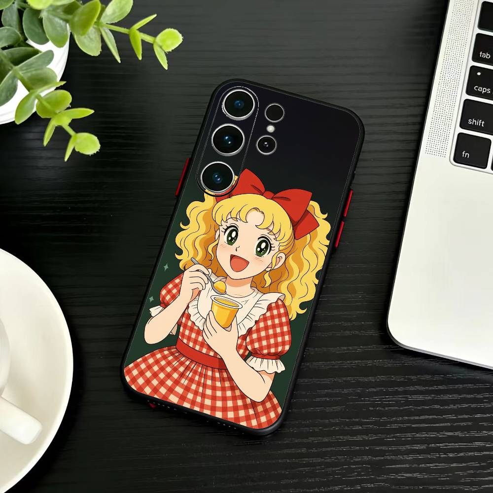 Sweet C-Candy C-Candy CC-ES Phone Case For Samsung S26,S25,S24,S23,S22,S21,S20,S30,Ultra,Plus,Fe,Note,5G Black Cover