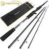 Удочки 4 секции литейная удочка из углеродного волокна для ловли окуня в пресной и соленой воде