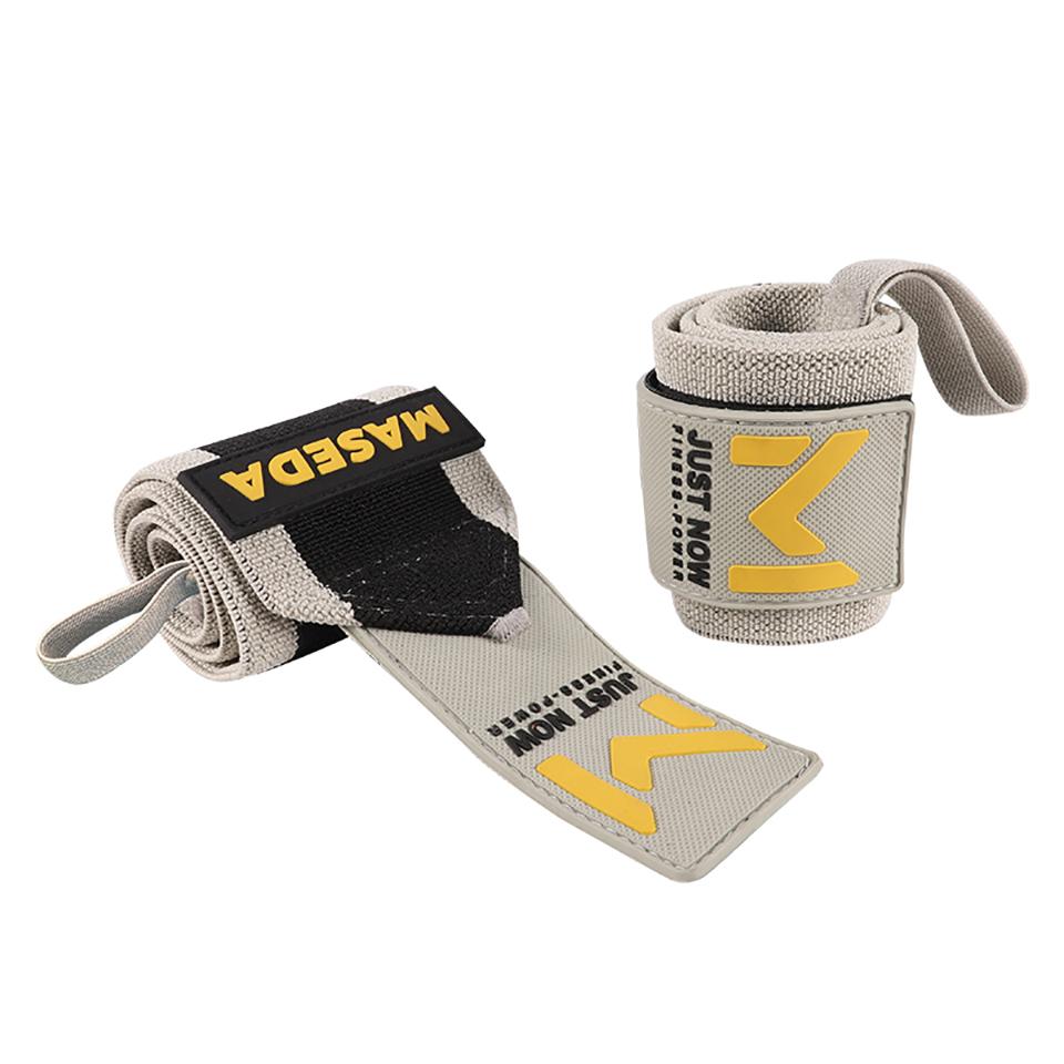 Gobygo 1Pair Wrap Around Wrist Wraps Joint Strain Pain Fitness Wrists Tendon Sheaths Sleeves Exercise Bench Press Weightlifting