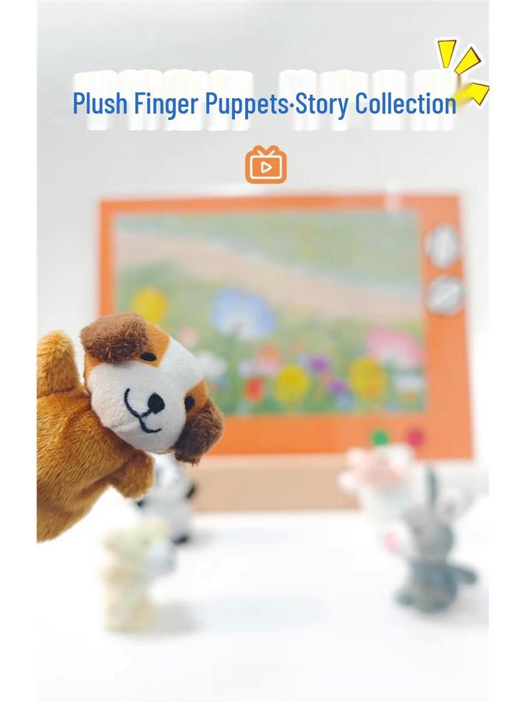 Подставка для пальчиковых кукол в виде животных для языковых зон детского сада и кукольного домика