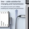 Удлинительный кабель USB C 3.1 Gen 2, шнур для быстрой зарядки 100 Вт PD 5 А, высокоскоростной передачи данных 10 Гбит/с и зеркалирования экрана 4K@60 Гц