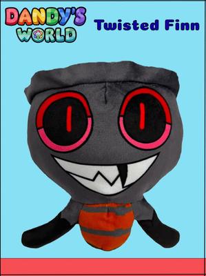 Мягкая игрушка Твистед Финн Twisted Finn В Мире Дэнди (Денди) Roblox Dandy's World детская плюш 15 см