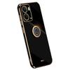 XINLI For Realme Neo7x 5G Case Ring Kickstand Electroplating TPU Phone Cover