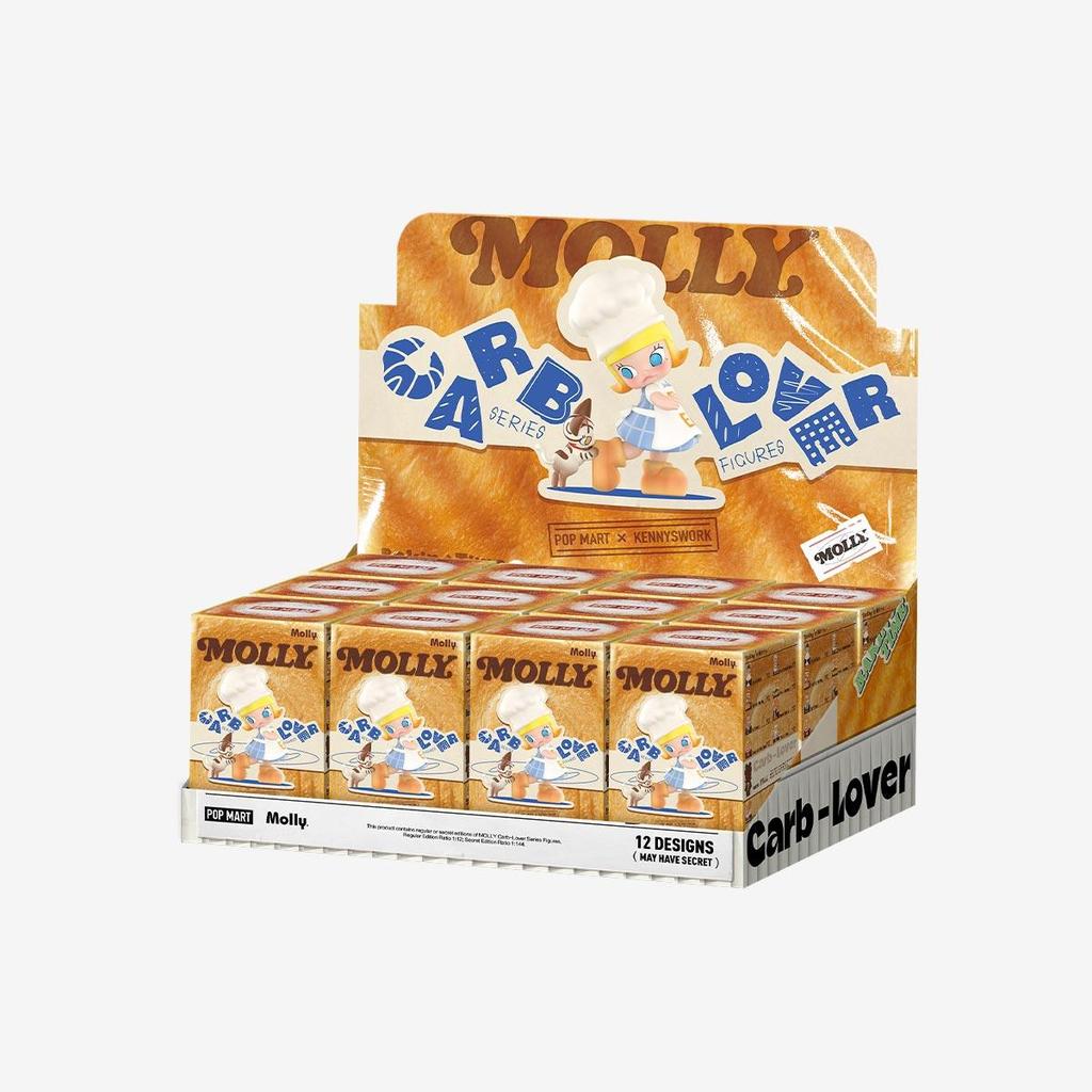 POP MART MOLLY Carb-Lover Series Figures Blind Box (Single Pack / 12-Piece Set)