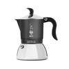 Bialetti Fiammetta Cafetière À Induction, 2 Tasses (100 ML), Convient À Tous Les Feux, Design Élégant, Gris