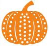 D9 Pumpkin Pendant Autumn HALOWEEN Decoration Ornament Openwork Decoration Orange