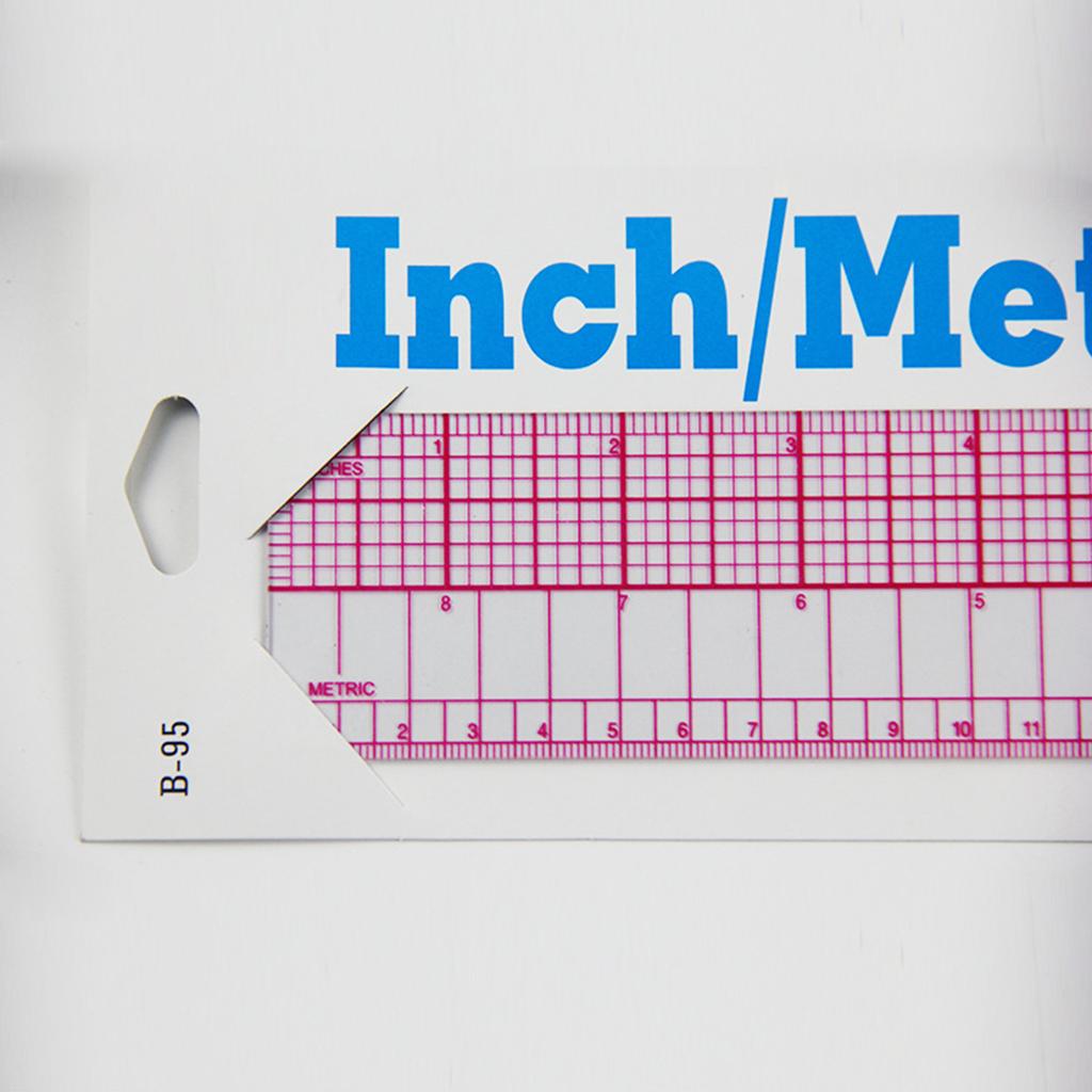 6PCS French Metric Ruler Clothing Fashion Ruler Curve Shaped Grading Rulers Sewing Tools