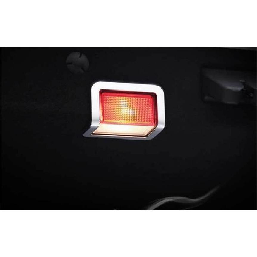 Накладка рамки заднего габаритного фонаря 1 шт. для Benz E-Class 2016- Стальной серебристый