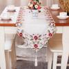 European Embroidery Hollow Table Flag Pastoral Embroidery Fabric Spring Flower Tv Cabinet Coffee Table Tablecloth