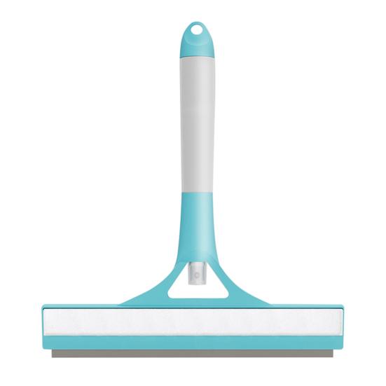 Cleaning Brush with Integrated Scraper All-Purpose Shower Glass Cleaner Easy To Clean Rust-Resistant Window Scraper