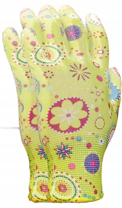 Garden Gloves / Colorful / Size: 8 - / Rgarden-Pu_8