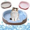 Летняя охлаждающая подушка для кошки, ледяная подушка, нескользящий коврик для сна собаки в форме эллипса для щенков, собак, кошек, питомника для домашних животных