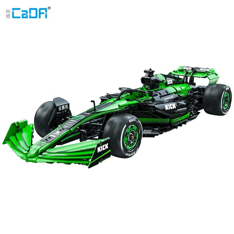 Када 1:8 MOC Sauber F1 Team C44 Формула-1 F1 Гоночный автомобиль Номер 24 Спортивный автомобиль Конструктор Город KICK Автомобиль Кирпичики Игрушки Подарок