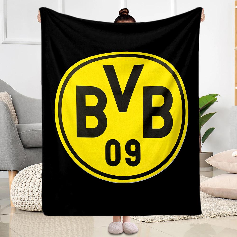 Borussia Dortmund Blanket Soft Warm Cozy Suitable For Bed Couch Office Chair For All Seasons Modern Style Best Holiday Gift For Friends Family