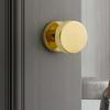 Невидимый дверной замок Круглые замки с ручками Безопасность дома Односторонний поворотный скрытый замок Спальни Ванные комнаты Фурнитура