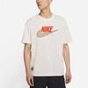 Nike Мужская ретро-футболка с коротким рукавом и принтованным логотипом в американском спортивном стиле
