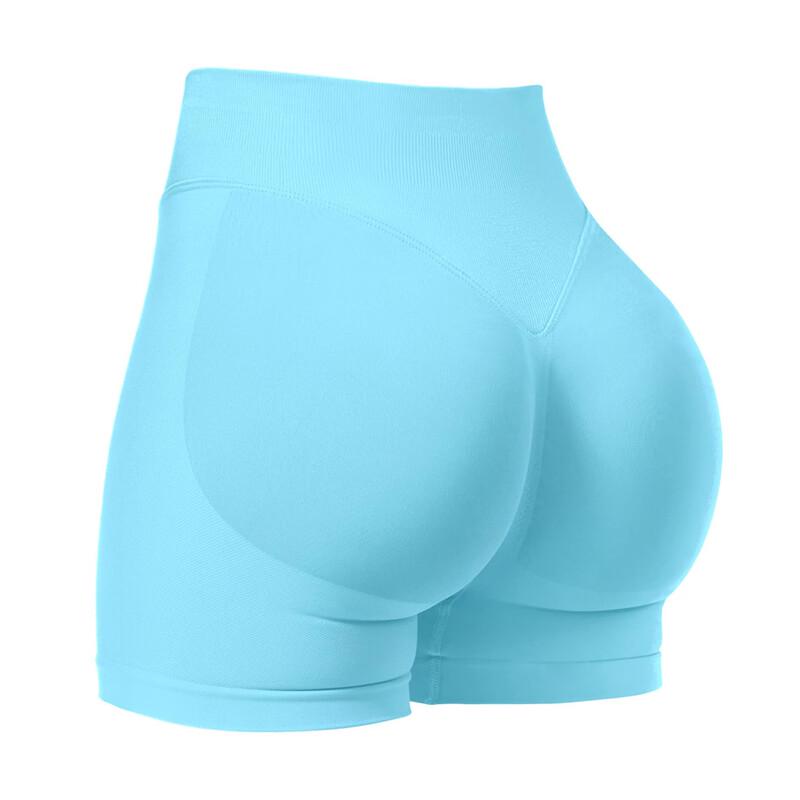 Шорты для йоги и бега Longchan с высокой талией и эффектом пуш-ап