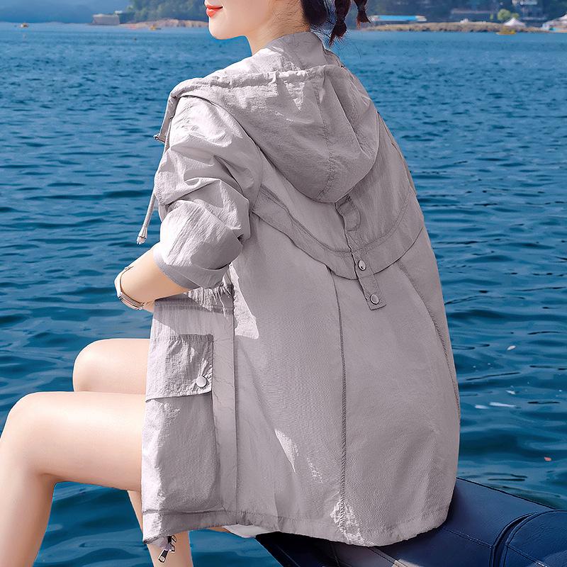 Летняя женская одежда Солнцезащитный крем Солнцезащитный крем Легкая верхняя одежда