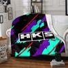 1pc HKS Soft Flannel All Season Throw for Home, Office, Outdoor UseDurable Comfort Soft Warm Throw for Home