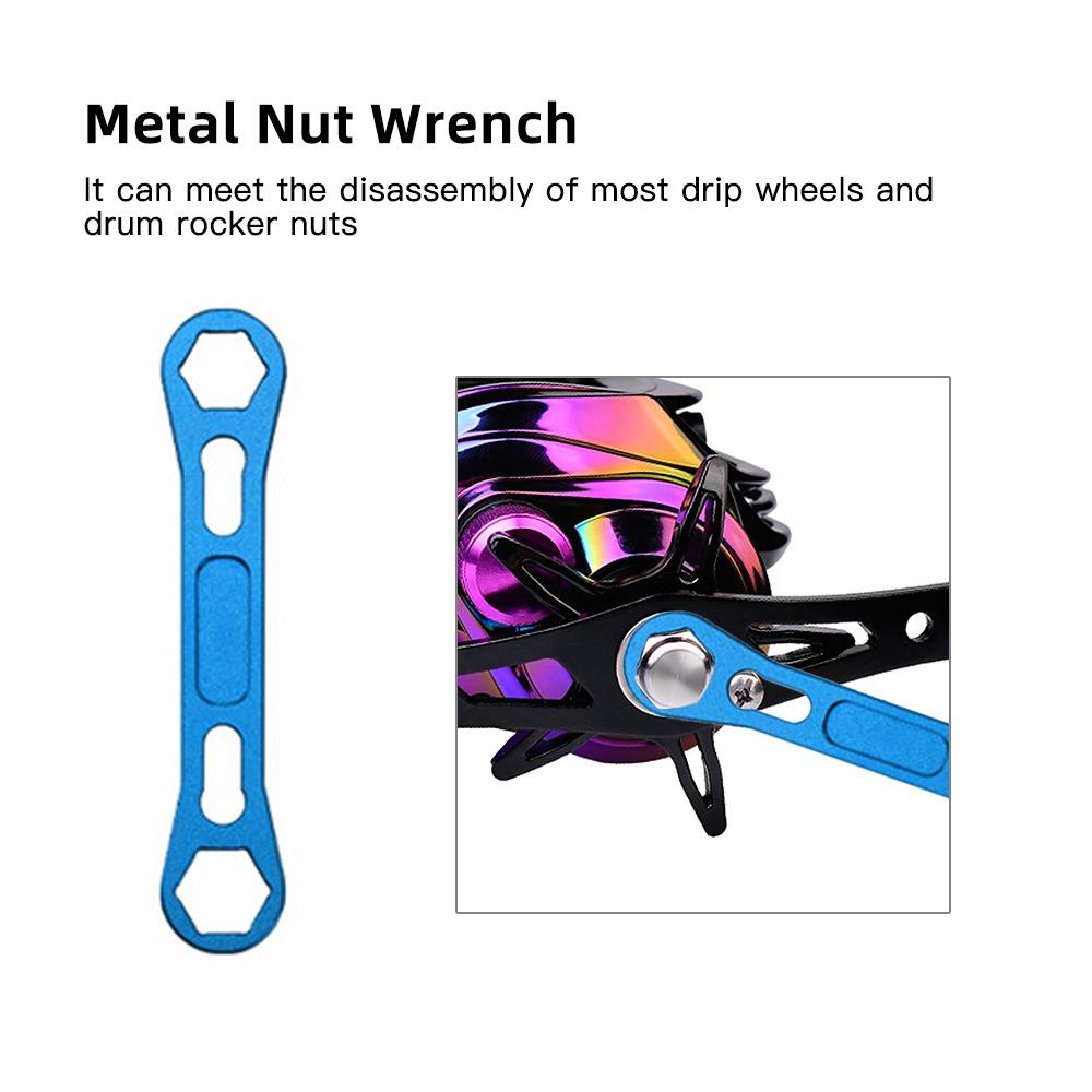 5PCS Aluminum Alloy Fishing Reel Maintenance Kit Fishing Reel Care Kit  For Baitcasting Reels
