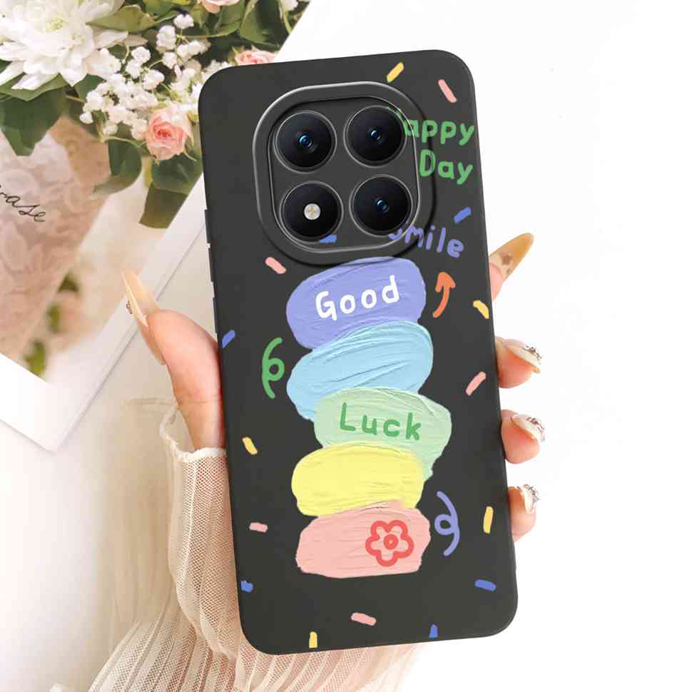 Redmi Note15Pro 5G Новая модель Защитный чехол Матовый Кот Кролик Для Xiaomi Redmi Note 15 Pro 5G Полное покрытие Защита от падений Ударопрочный