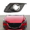 For Mazda 3 Axela 2014 2015 2016 High Configuration Front Bumper Grille Fog Lights Box Frame Fogs Light Cover Foglight