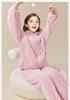Deesha Girls' Home Set 2025 Autumn/Winter New Girls' Velvet Home Clothes