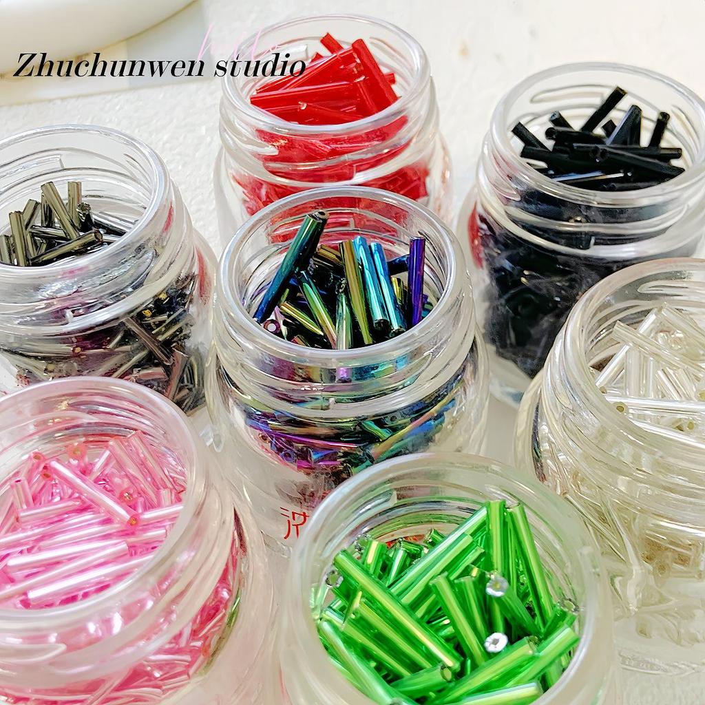 20 мм стеклянные бусины HyunA, трубчатые, россыпью для самостоятельного изготовления бус, браслетов, ожерелий