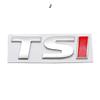 1pcs 3D Metal TSI Letter Rear Trunk Emblem Badge Stickers Decal Car Styling For Polo Golf 5 6 7 CC Passat B5 B6 Bora