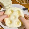Реалистичная игрушка-пищалка из сыра, большая, из ТПР, для fidget-терапии, толстая, медленно поднимающаяся, гаджет для снятия стресса, портативный декор для стола для детей и взрослых