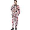 Мужской костюм с принтом M-XL, костюм клоуна, костюм для дискотеки на Хэллоуин для мужчин
