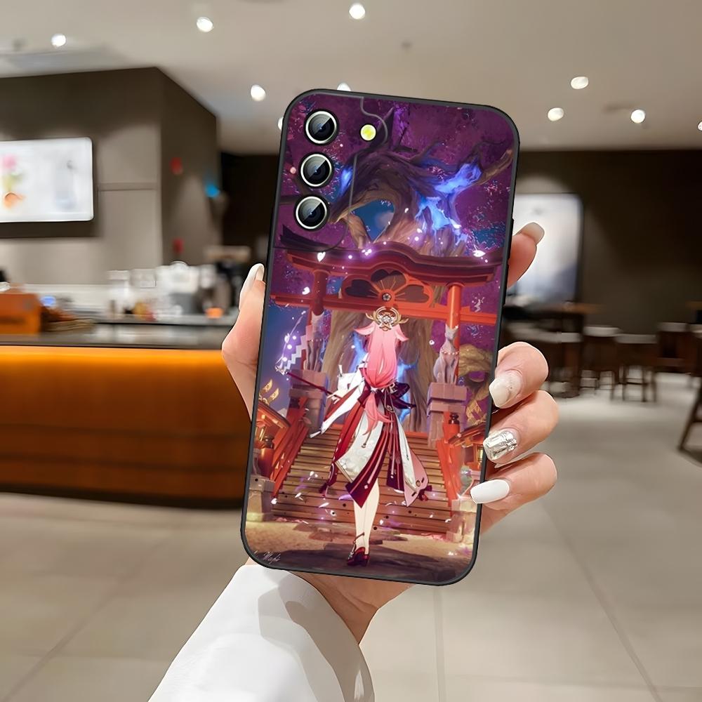 Игры Genshin Impact Чехол для телефона Задняя крышка для Samsung S24 Ultra S22 S23 S20 Fe S21 Plus Galaxy A54 A34 A24 A53 M54 Note 20