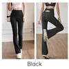VEROMAN Расклешенные Йога Утягивающие Йога Штаны Размер Женские Леггинсы, Штаны, (Черный, Л) ppi-lef043
