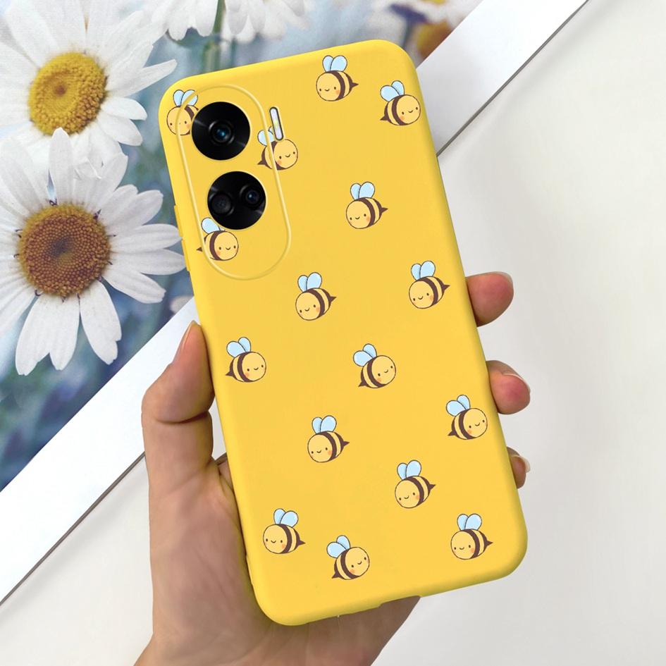 For Cover Honor 90 Lite Phone Case CRT-NX1 Fashion Butterfly Cartoon Slim TPU Soft Silicone Back Cover For Honor 90Lite 5G Funda