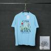 Unisex Casual Cotton Tee With Floral PrintT