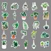 100 Green Plant Graffiti Stickers Cross-border Small Fresh Stickers DIY Phone Case Luggage Stickers Waterproof