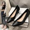 Spring and Autumn New Style Pointed Toe Casual Shoes Casual Fashionable Comfortable Versatile Low Heel Single Shoes for Women