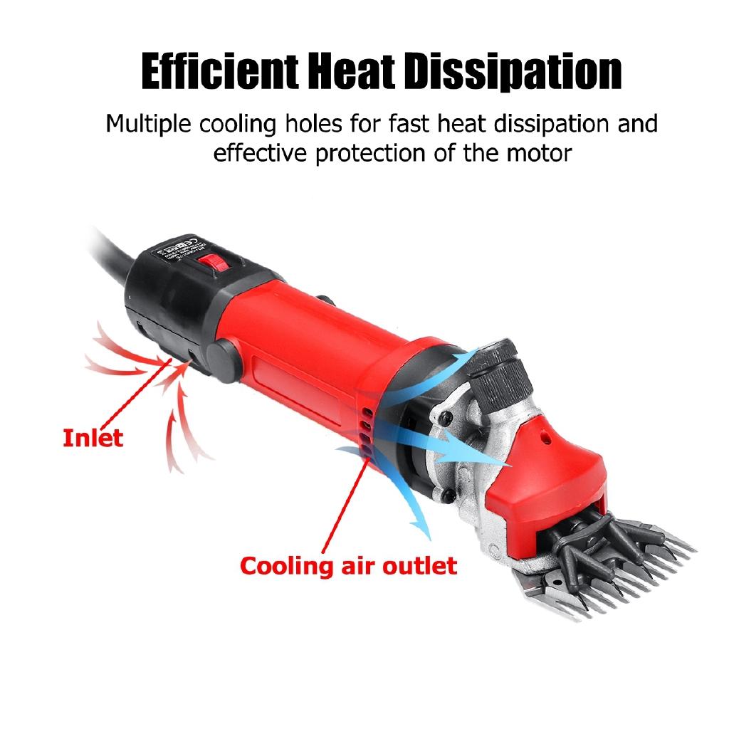 220 В 1000 Вт электрическая машинка для стрижки волос на ферме овец и домашних животных, комплект для стрижки шерсти, машина для стрижки коз, домашних животных