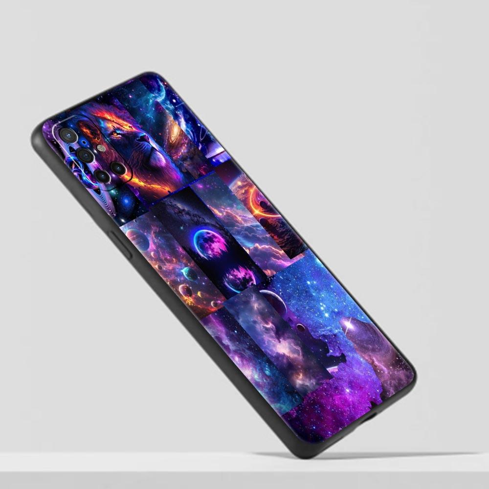 Phone Case For Oneplus 13R 13 12 10T 11 R10 Nord N100 N200 N10 9 9R CE 2 3 Z Pro Lite 5G Soft TPU Cover Universe Starry Sky Moon
